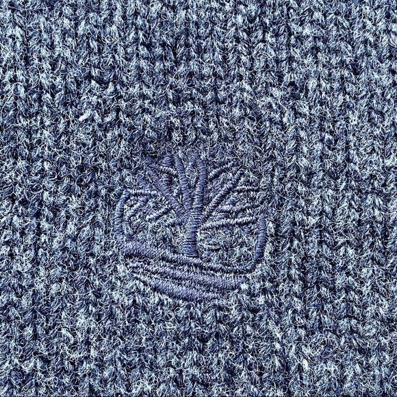 Timberland Men’s Gray Wool Blend Cable Knit Sweater Size L - Picture 2 of 9
